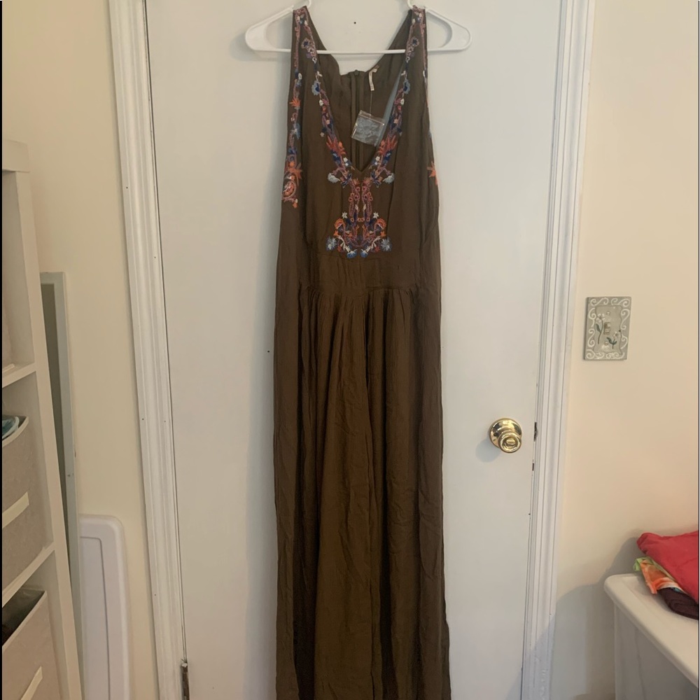 FREE PEOPLE Racerback Wide-leg Jumpsuit NWT